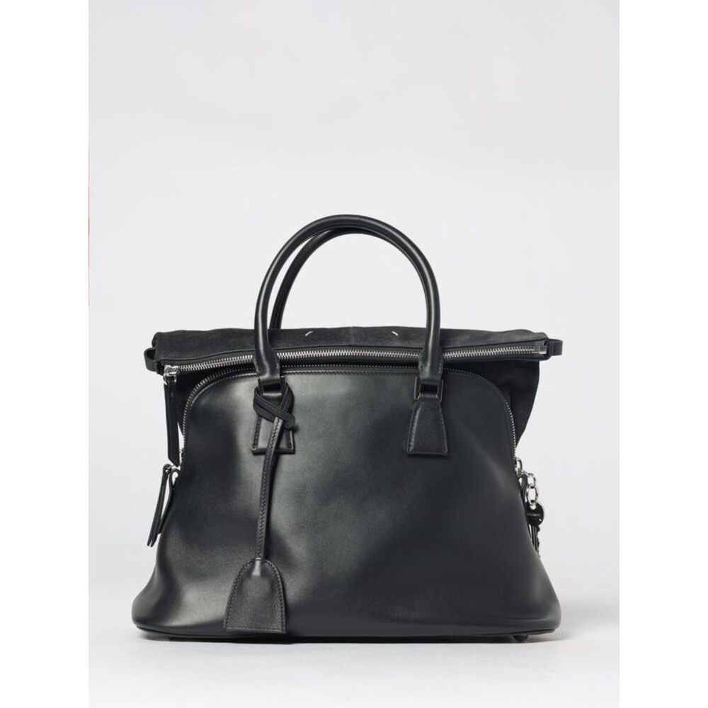 Maison Margiela Women Medium 5Ac Calfskin And Suede Handbag Maison Margiela